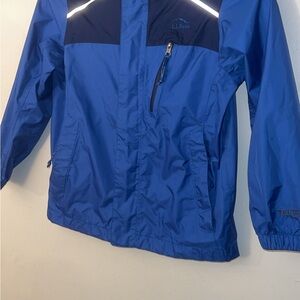 L.L. Bean Kids Bright Blue Raincoat